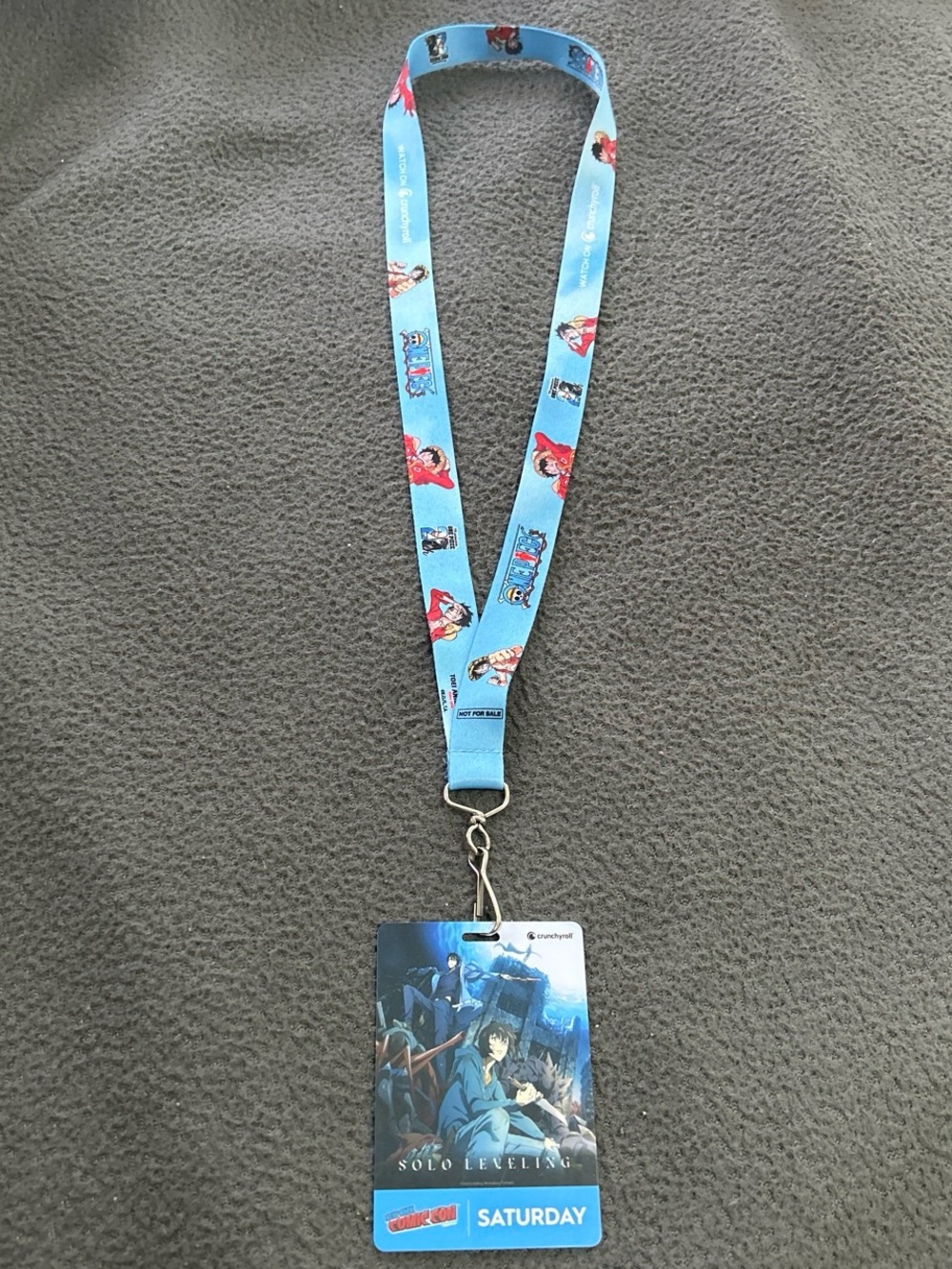New York comic con 2024 Saturday badge and lanyard